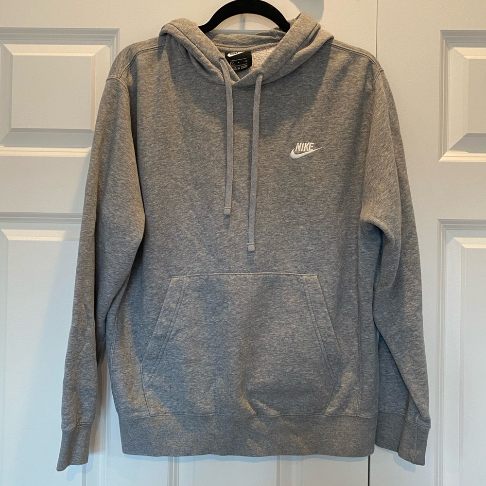 Nike Men's Heather Gray Hoodie